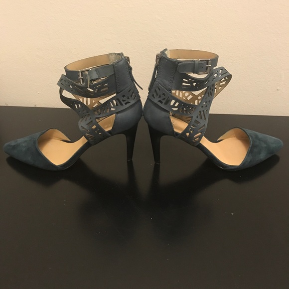 Joe’s Jeans Blue Heels 7.5 - Picture 4 of 7